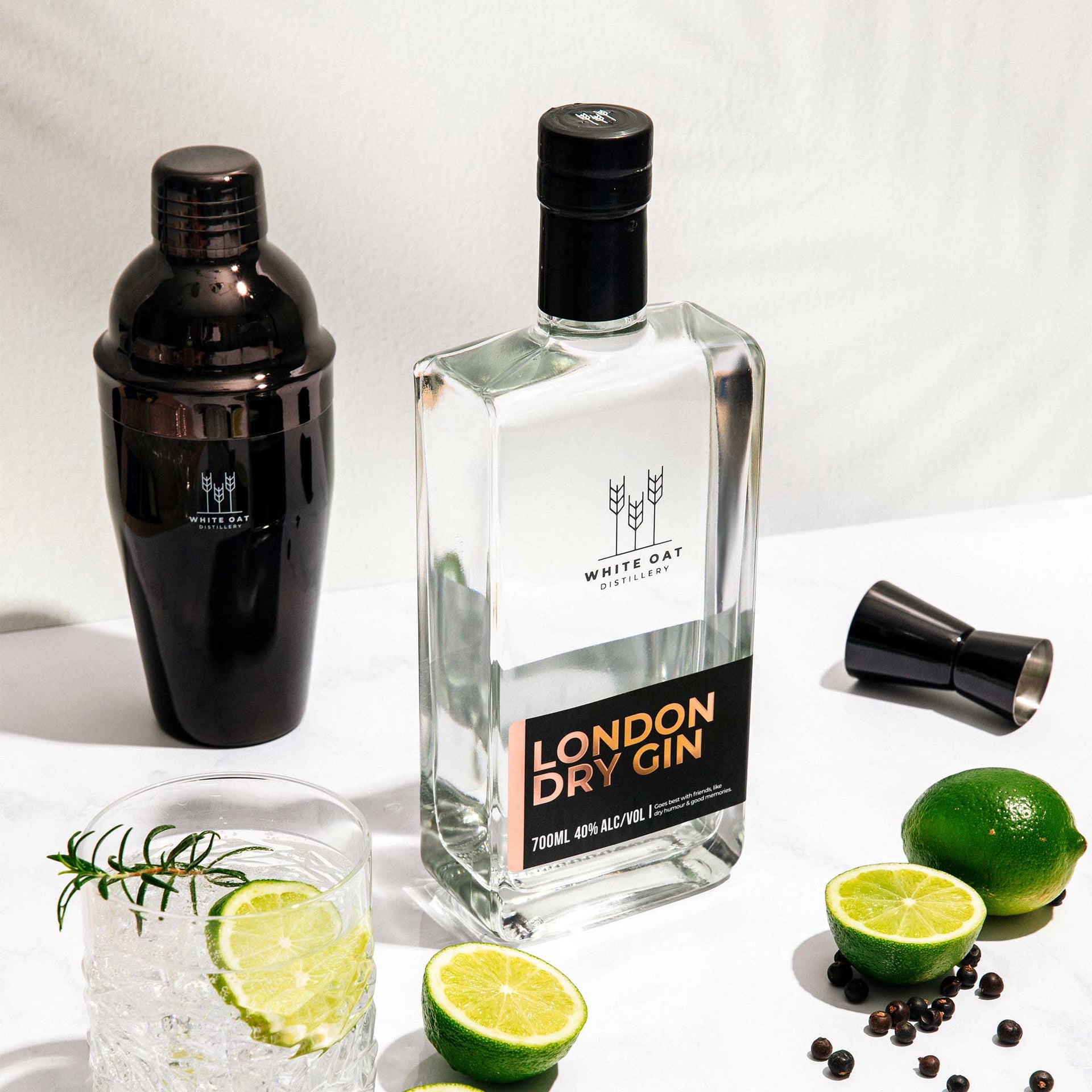 Gun Metal Black Cocktail Shaker