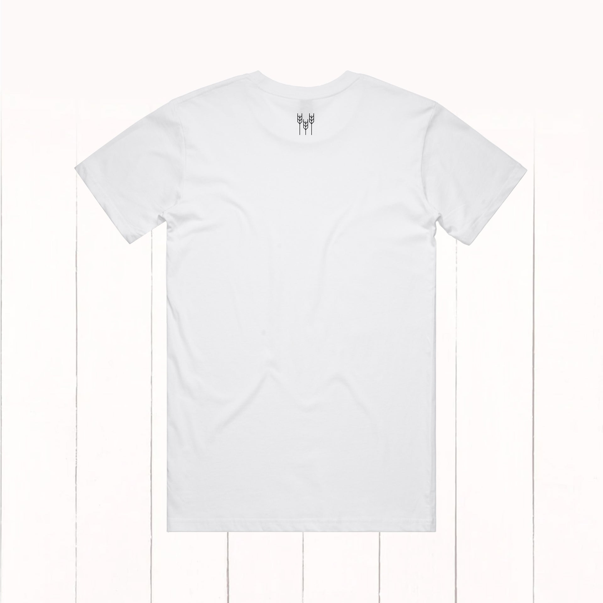 White Oat Staple Logo Tee - White