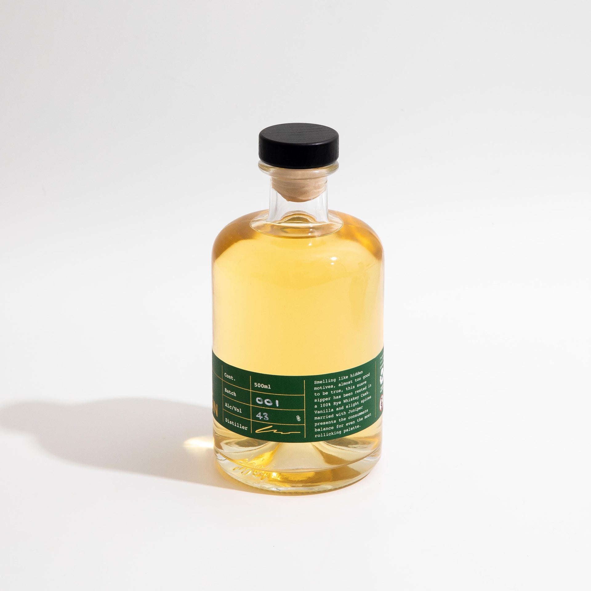 Barrel Aged Rye Bourbon Gin 500ml